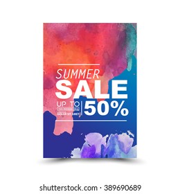 summer sale vector