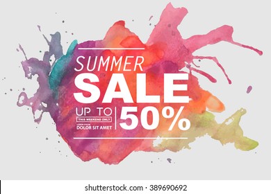 summer sale vector