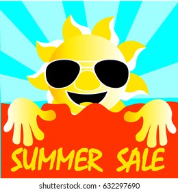 summer sale vector