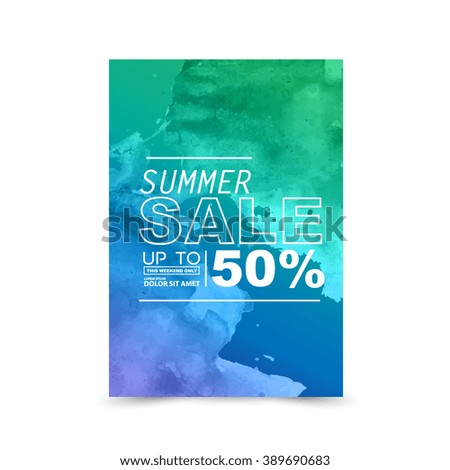 summer sale vector