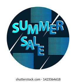summer sale vector background design for banner