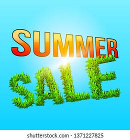 Summer Sale Vector Banner