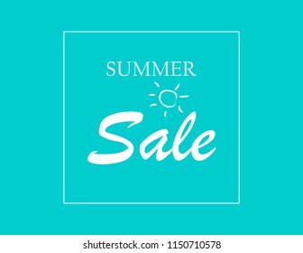 Summer sale vector design