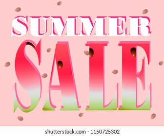 Summer sale vector design