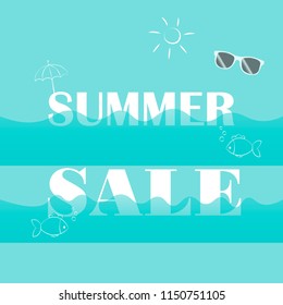 Summer sale vector design