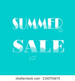 Summer sale vector design