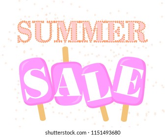 Summer sale vector design