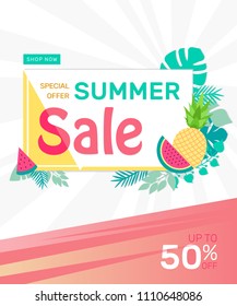 Summer Sale Vector illustration