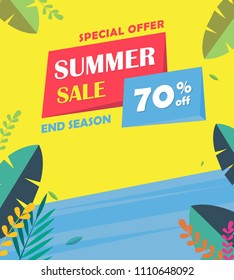Summer Sale Vector illustration