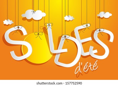 Summer Sale vector illustration