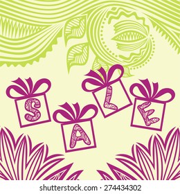 Summer sale vector illustration