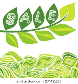 Summer sale vector illustration