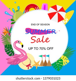 Summer sale vector illustrator ep9