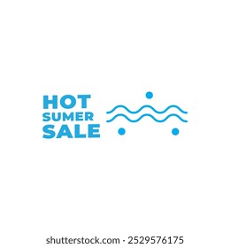 Summer Sale. Vector poster with hand lettering and sun.