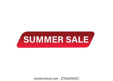 Sommerschlussverkauf. Web-Taste, Application Design, Element, lernen, große Sache, Vorlage, Sommerverkauf, jetzt anwenden, Ebene, Zeichen, Sprache, Bubble Banner, weißer Hintergrund. 
