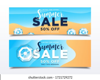 Summer Sale withBlue Water Sea