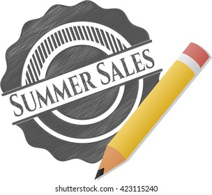 Summer Sales penciled