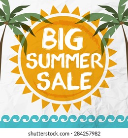 summer sales vector