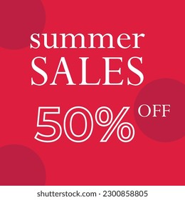 Diseño de pancartas vectoriales de venta de verano.
