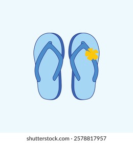 Summer Sandals Illustration for design needs, Landing Pages, Animation, Apps, Presentations, Content Creator and other Promotions
