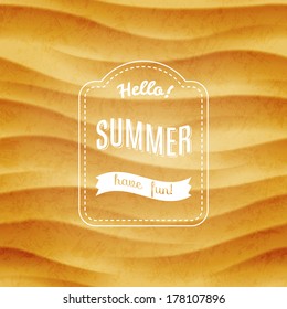 Summer sandy background