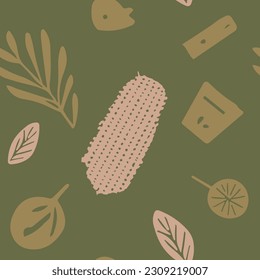 Summer Scandinavian Doodle Pattern, This modern, minimalist design is perfect for your home decor, wallpaper, pillow covers, wall decals, or leggings, modern geometric shapes and muted colors