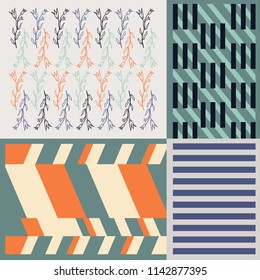 Summer scarf combination design