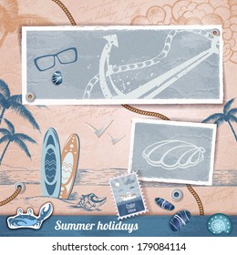 Summer Scrapbooking Photo Album