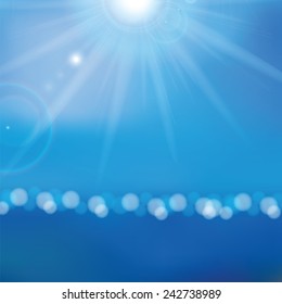 Summer sea background