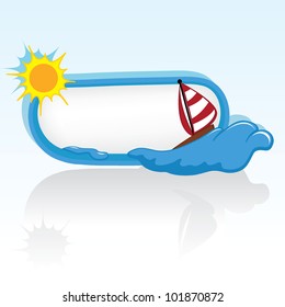 summer and sea background for vacation, ocean, holiday and others