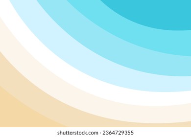 summer sea beach design background. template summer concept. vector illustration