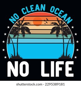 Summer sea beach graphics tshirt design 