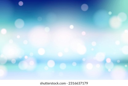 Summer Sea bokeh soft light abstract backgrounds, Vector eps 10 illustration bokeh particles, Backgrounds decoration