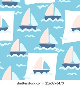 Summer sea holidays - seamless pattern
