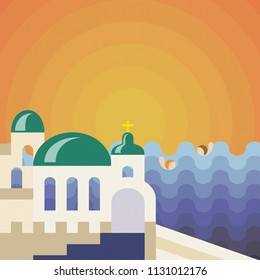  summer sea illustration 