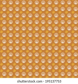 Summer sea seamless pattern. used for design, background, decoration, fill, vacation, holiday.
