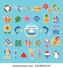 Symbol für Sommerurlaub