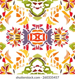 Summer seamless abstract colorful  pattern
