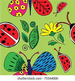 summer seamless background