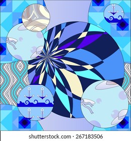 summer seamless background-stock vector