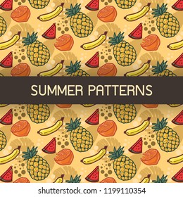 Summer seamless pattern
