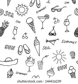 summer seamless pattern