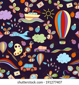 summer seamless pattern