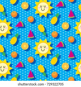 summer seamless pattern