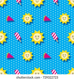 summer seamless pattern