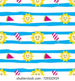 summer seamless pattern,