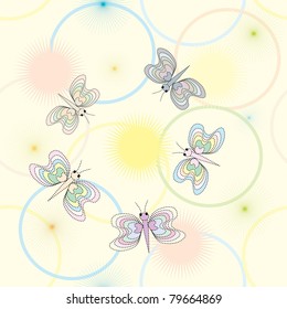 Summer seamless pattern