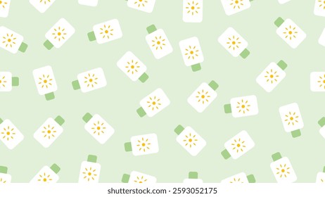 Summer seamless pattern background. Summer icon illustration pattern. Summer icon background. Perfect for fabrics, textile, wallpaper, and decor. SSTKbackgrounds