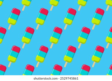 Sommer nahtlose Muster Hintergrund mit Sommer-Symbole
