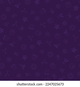 Summer seamless pattern background. Vector texture illustration.